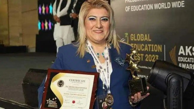 Bakıdakı 238 nömrəli tam orta məktəbin müəllimi Solmaz Süleymanova beynəlxalq müsabiqədə qalib olub.